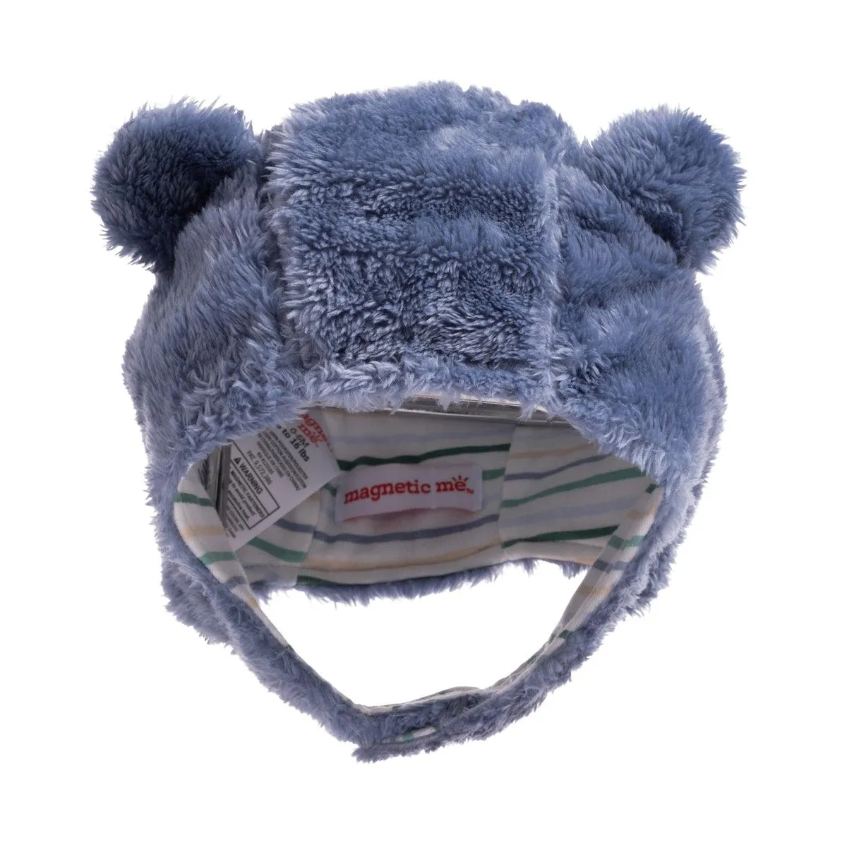 winter sky minky magnetic easy close cozy cap