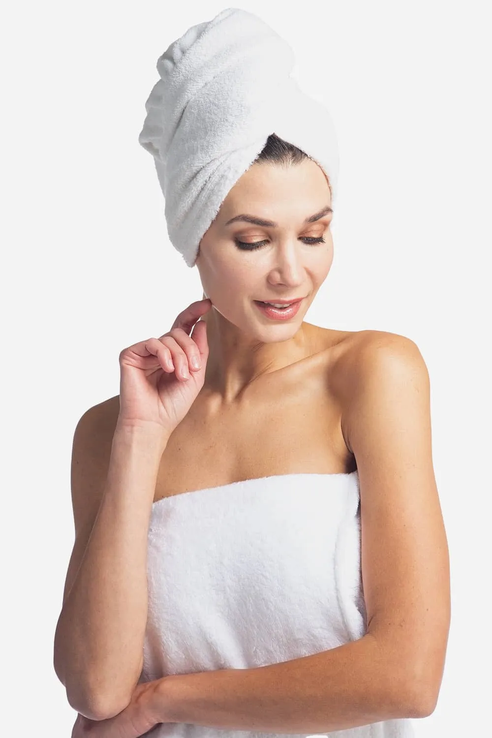 Women's Five Star Spa Package - Terry Cloth Robe, Body Wrap and Hair Towel