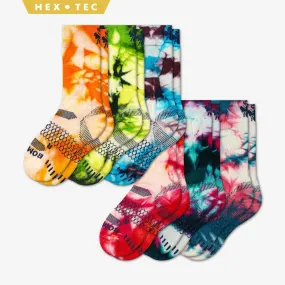 Youth Tie Dye Active Ski & Snowboard Sock 6-Pack